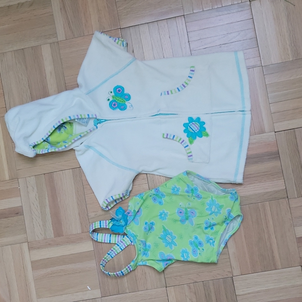 Baby Buns bathing suit & matching coverup